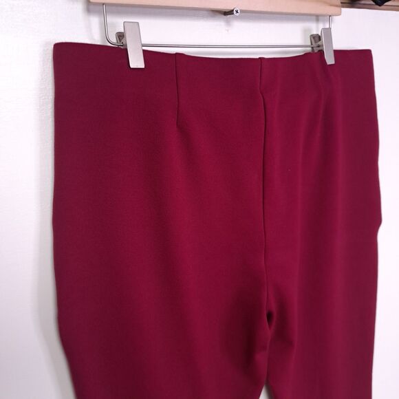 Chicos So Slimming Solid Pink Juliet Slim Leg Ankle Pants Size 3 / 16 Fuscia - Picture 4 of 12